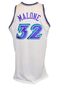 2003-04 Karl Malone Utah Jazz Game-Issued Home Jersey