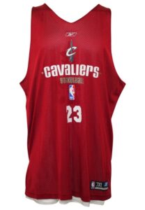 2003-04 LeBron James Cleveland Cavaliers Game-Used Rookie Debut Summer League Reversible Jersey