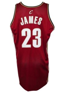 2003-04 LeBron James Cleveland Cavaliers Game-Used Rookie Road Jersey