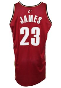 2003-04 LeBron James Cleveland Cavaliers Game-Used Rookie Road Jersey