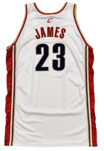 2003-04 LeBron James Cleveland Cavaliers Rookie Game Jersey