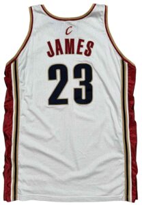 2003-04 Lebron James Cleveland Cavaliers Rookie Game-Used Jersey