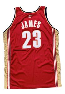 2003-04 LeBron James Cleveland Cavaliers Rookie Game-Used Jersey