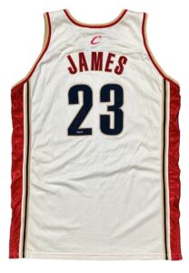 2003-04 LeBron James Cleveland Cavaliers Rookie Game-Used & Signed Jersey