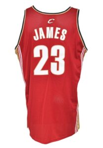 2003-04 LeBron James Rookie Cleveland Cavaliers Game-Used Road Uniform Attributed to 11/1/03 Game Vs. Portland Trail Blazers