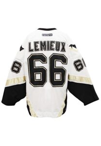 2003-04 Mario Lemieux Pittsburgh Penguins Game-Used Jersey