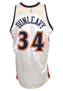 2003-04 Mike Dunleavy Jr. Golden State Warriors Game-Used Home Jersey 