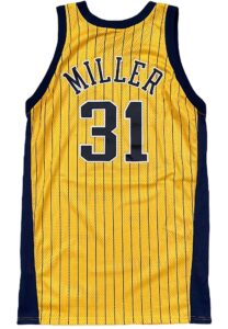 2003-04 Reggie Miller Indiana Pacers Game-Used Jersey