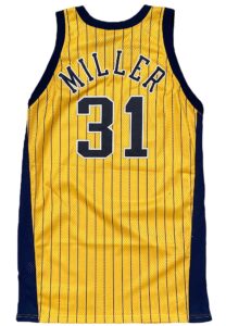 2003-04 Reggie Miller Indiana Pacers Game-Used Jersey