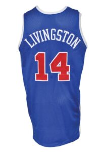 2003-04 Shaun Livingston Los Angeles Clippers Team-Issued Road Jersey