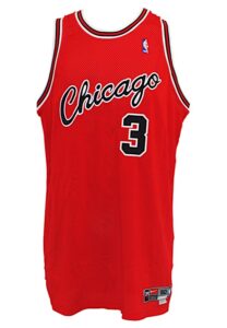 2003-04 Tyson Chandler Chicago Bulls Game-Used & Autographed TBTC Home Jersey