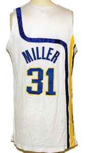 2003-2004 Reggie Miller Indiana Pacers Game-Used Turn-Back-the-Clock Home Jersey