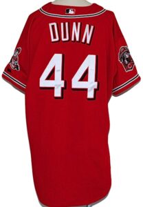 2003 Adam Dunn Cincinnati Reds Game-Used Alternate Jersey