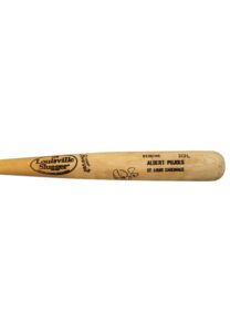 2003 Albert Pujols St. Louis Cardinals Game-Used & Autographed Bat