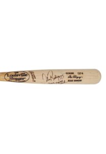 2003 Alex Rodriguez Texas Rangers Game-Used and Autographed Bat