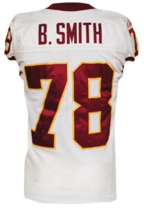 2003 Bruce Smith Washington Redskins Game-Used Road Jersey