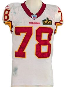 2003 Bruce Smith Washington Redskins Game-Used Road Jersey