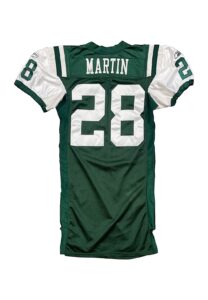 2003 Curtis Martin NY Jets Game-Used Jersey