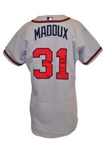 2003 Greg Maddux Atlanta Braves Game-Used Road Jersey