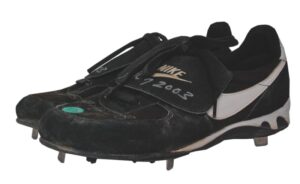 2003 Ivan Rodriguez Florida Marlins Game-Used & Autographed Cleats