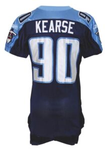 2003 Jevon Kearse Tennessee Titans Game-Used Home Alternate Jersey