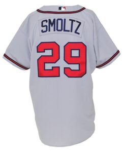 2003 John Smoltz Atlanta Braves Game-Used Road Jersey