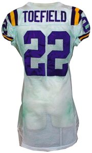 2003 LaBrandon Toefield LSU Tigers Cotton Bowl Game-Used & Autographed Uniform with Cleats and Gloves