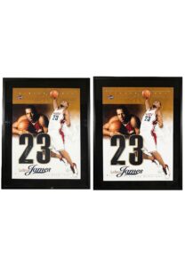 2003 LeBron James Cleveland Cavaliers Signed Jersey Number Framed Displays