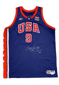 2003 LeBron James USA FIBA Americas Cup Autographed Game Jersey