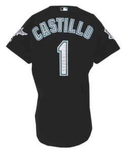 2003 Luis Castillo Florida Marlins Game-Used Alternate Jersey