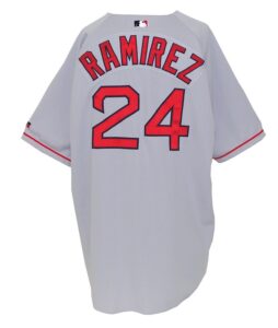 2003 Manny Ramirez Boston Red Sox Game-Used Road Jersey