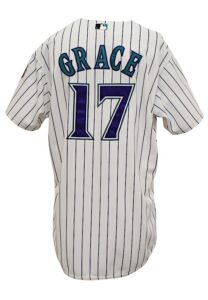 2003 Mark Grace Arizona Diamondbacks Game-Used Home Jersey