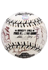 2003 MLB All-Star Game NL Team-Signed Baseball