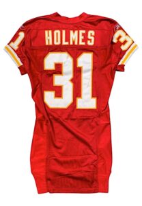 2003 Priest Holmes Kansas City Chiefs Game-Used Home Jersey