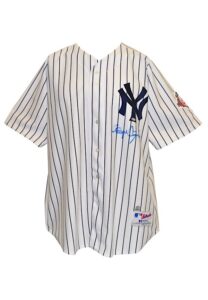 2003 Roger Clemens New York Yankees Autographed Replica Pinstripe Home Jersey