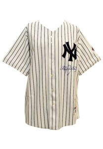 2003 Roger Clemens New York Yankees Game-Used & Autographed Home Jersey