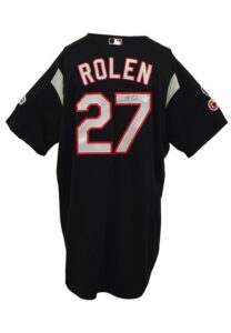 2003 Scott Rolen St. Louis Cardinals Home Run Derby & All-Star Workout Day Autographed Jersey