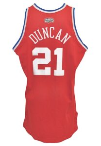 2003 Tim Duncan San Antonio Spurs NBA All-Star Game Jersey