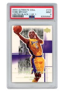 2003 Upper Deck Ultimate Collection Limited Black Kobe Bryant #174