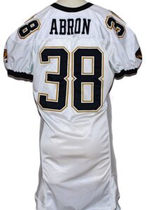 2003 Zack Abron Missouri Tigers Game-Used Road Jersey