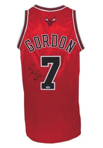 2004-05 Ben Gordon Chicago Bulls Game-Used & Autographed Road Jersey