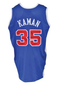 2004-05 Chris Kaman Los Angeles Clippers Team-Issued & Autographed Road Jersey