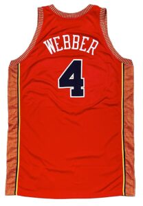 2004-05 Chris Webber Philadelphia 76ers Game-Used TBTC Jersey