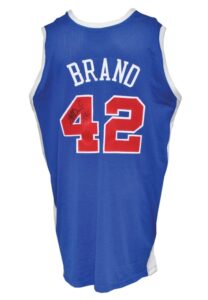 2004-05 Elton Brand Los Angeles Clippers Team-Issued & Autographed Road Jersey