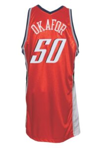 2004-05 Emeka Okafor Rookie Charlotte Bobcats Game-Used Road Jersey