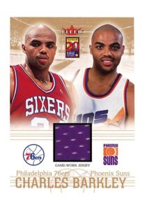 2004-05 Fleer Charles Barkley Game-Worn Jersey Patch