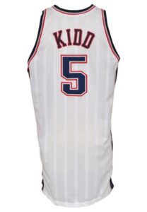 2004-05 Jason Kidd New Jersey Nets Game-Used Home Jersey 