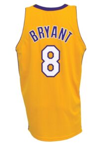 2004-05 Kobe Bryant Los Angeles Lakers Game-Used & Autographed Home Jersey (JSA)