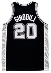 2004-05 Manu Ginobili San Antonio Spurs Game-Used Jersey