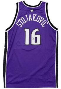 2004-05 Peja Stojakovic Sacramento Kings Game-Used & Signed Jersey